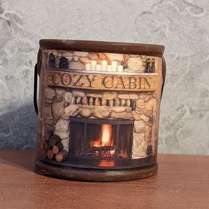 Farm Fresh Paint Can Candle Cozy Cabin